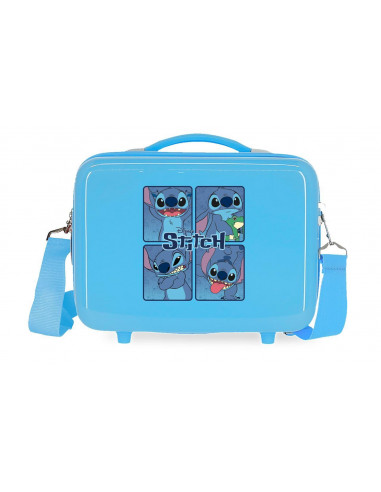 4633948 ADAPT. ABS VANITY CASE  FUN STITCH BLUE